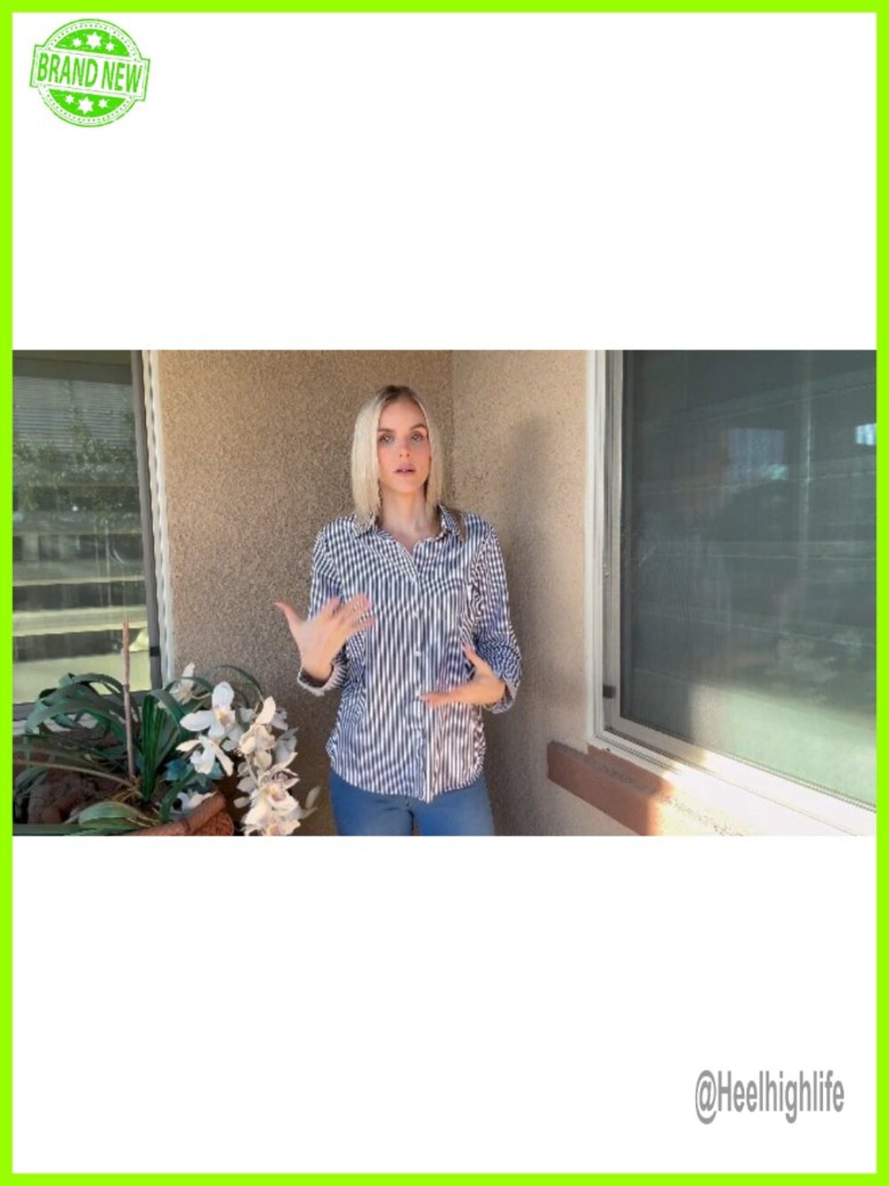 Super Soft Striped Button Down Shirt Long Sleeve Casual Collared Blouse with - Picture 6 of 6